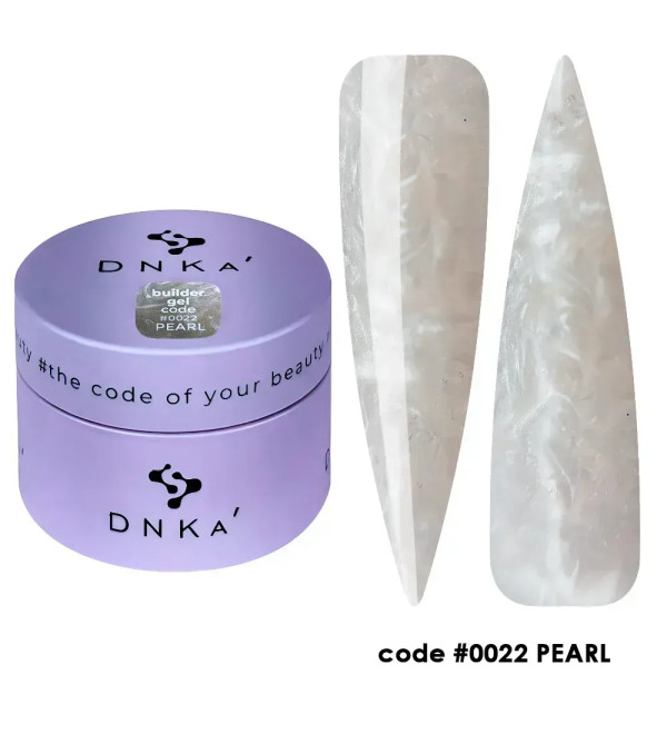 Гель для наращивания DNKa Builder Gel №0022 Pearl, 15 мл