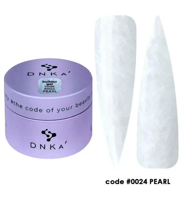 Гель для наращивания DNKa Builder Gel №0024 Pearl, 15 мл