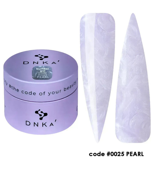 Гель для наращивания DNKa Builder Gel №0025 Pearl, 15 мл