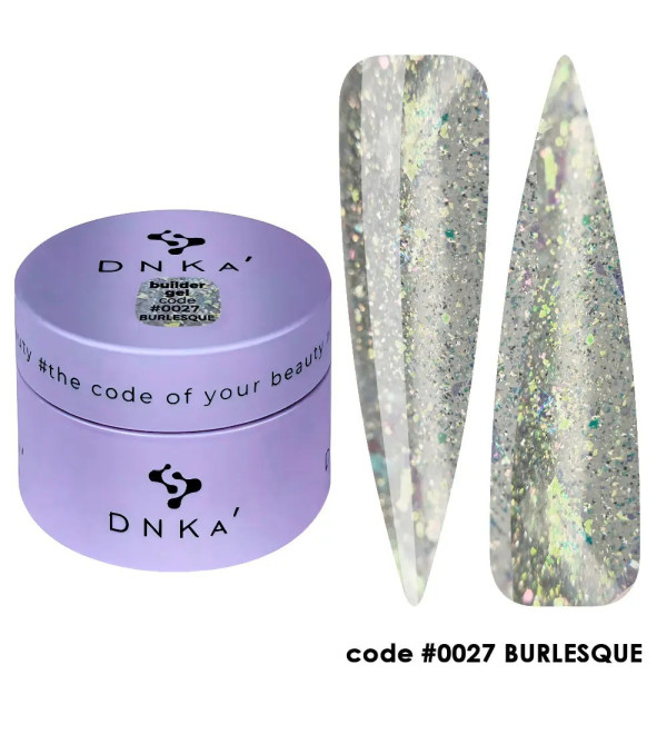 Гель для наращивания DNKa Builder Gel №0027 Burlesque, 15 мл