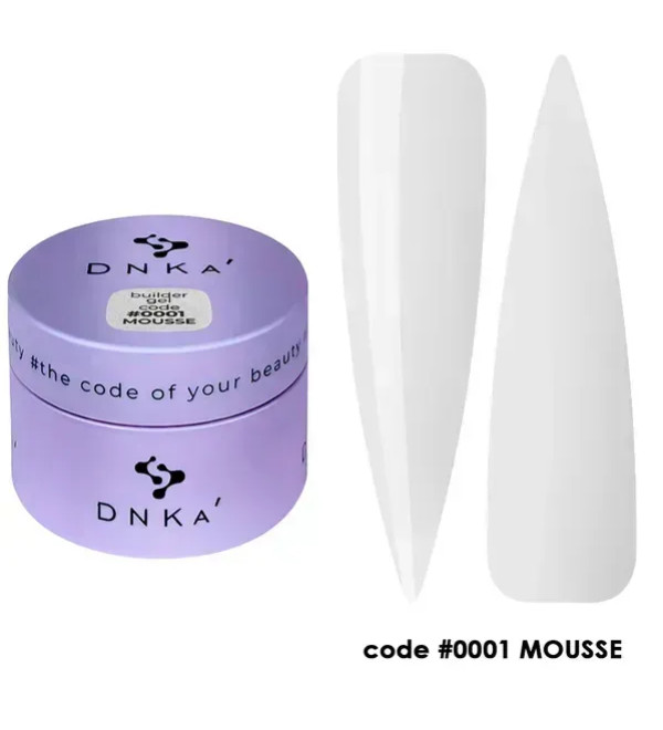 Гель для наращивания DNKa Builder Gel Mousse №0001, 15 мл