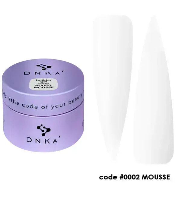 Гель для наращивания DNKa Builder Gel Mousse №0002, 15 мл