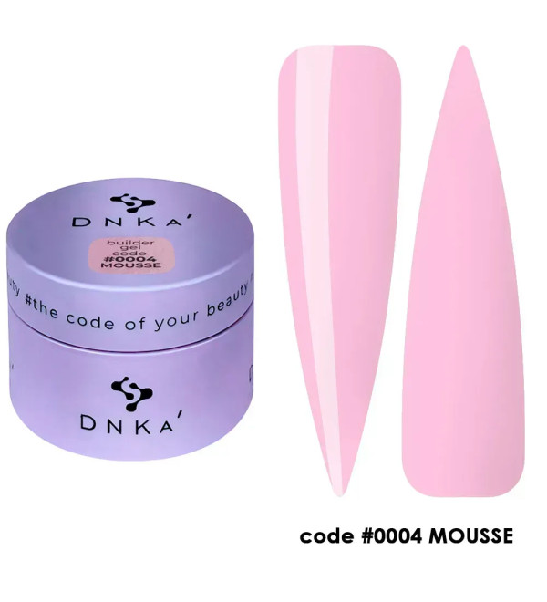 Гель для наращивания DNKa Builder Gel Mousse №0004, 15 мл