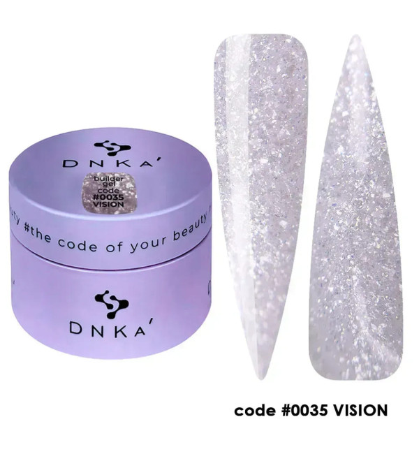 Гель для наращивания DNKa Builder Gel №0035 Vision, 30 мл