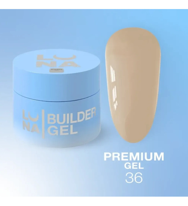 Гель Luna Premium №36, объем 15 мл 