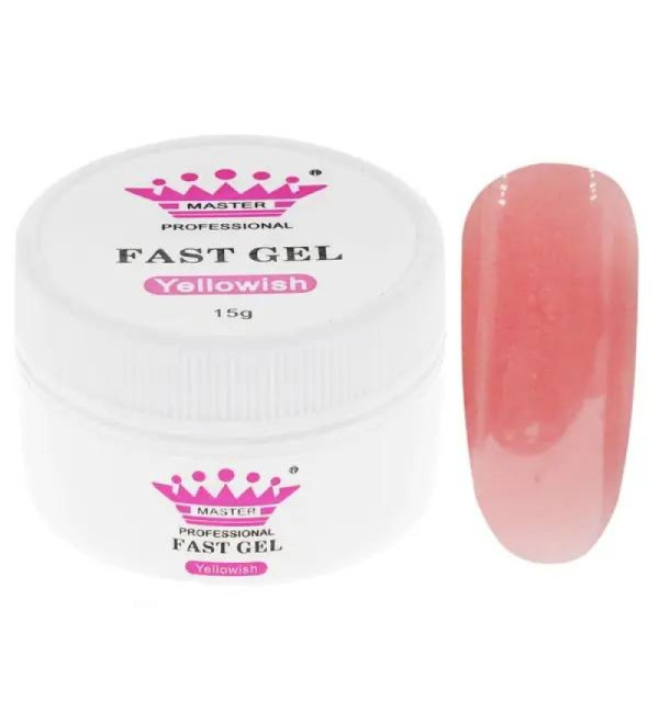 Акрил-Гель Master Professional Fast Gel yellowish, 15 мл