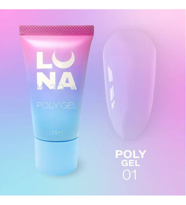 Luna Poly Gel №01, объем 30 мл