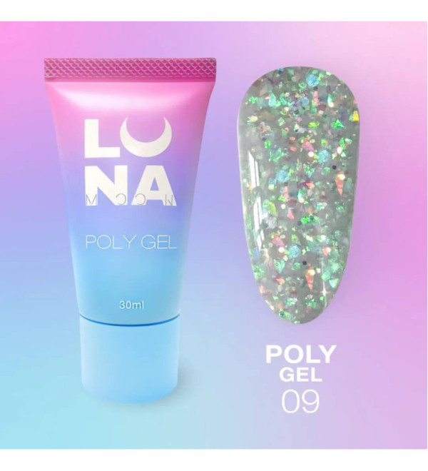 Luna Poly Gel №09, объем 30 мл 