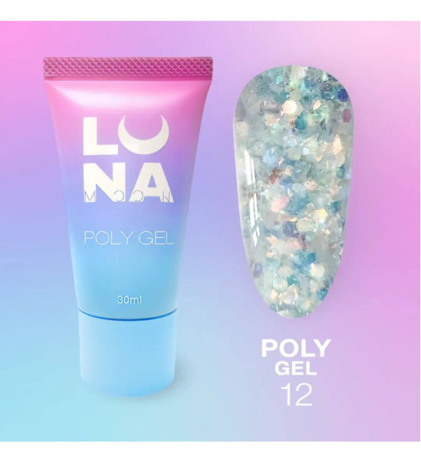 Luna Poly Gel №12, объем 30 мл
