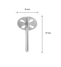 Диск педикюрный STALEKS PRO EXPERT PODODISC S 15 мм с файлами 180 грит, 5 шт