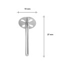Диск педикюрный STALEKS PRO EXPERT PODODISC ХS 10 мм с файлами 180 грит, 5 шт