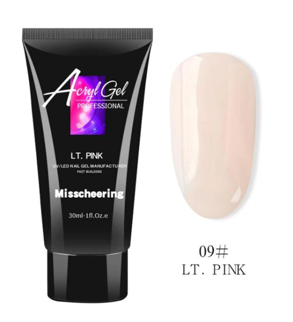 Полигель Acryl Gel №9 Lt. Pink 30 мл