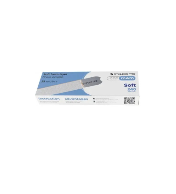 Сменные файлы STALEKS PRO EXPERT 20, белые, 240 грит, 25 шт