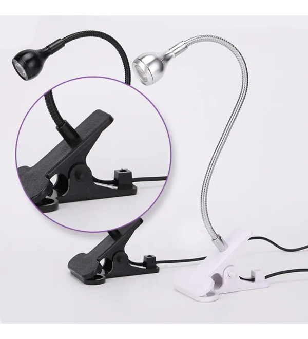 Лампа UV для сушки гель лака с USB портом на прищепке