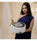 Вытяжка для маникюра Jacky Ring настольная белая 80 Вт